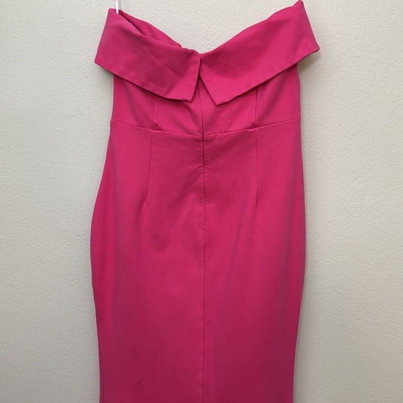 ELLIATT Across gown pink Elegant Pink Strapless Evening Dress XL - Picture 11 of 15